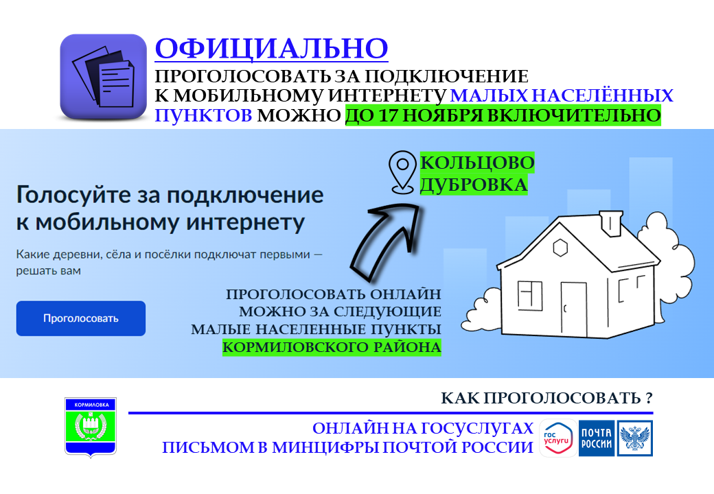 До 17 ноября продлится голосование за малые населенные пункты.